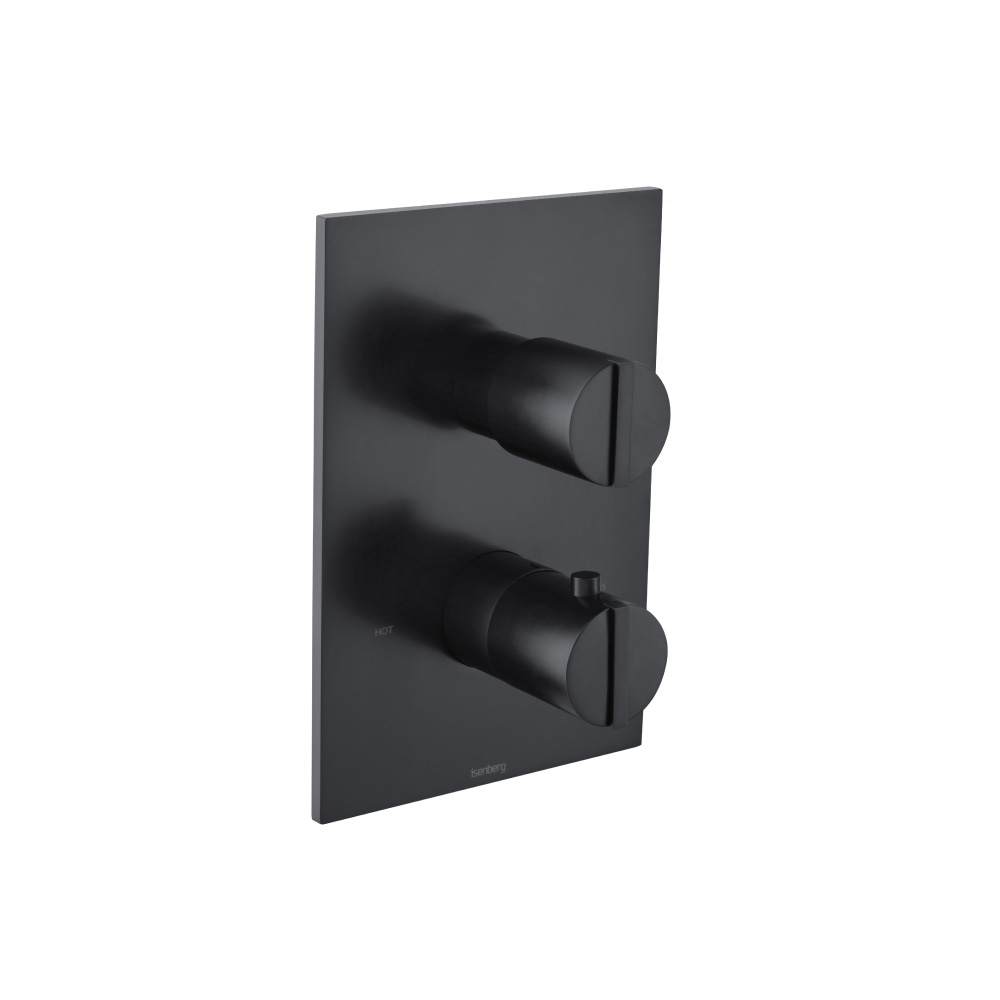 3/4" Thermostatic Shower Valve & Trim - 1 Output | Matte Black