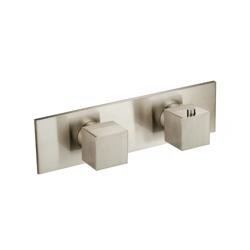 3/4" Horizontal Thermostatic Shower Valve % Trim - 1 Ouptut