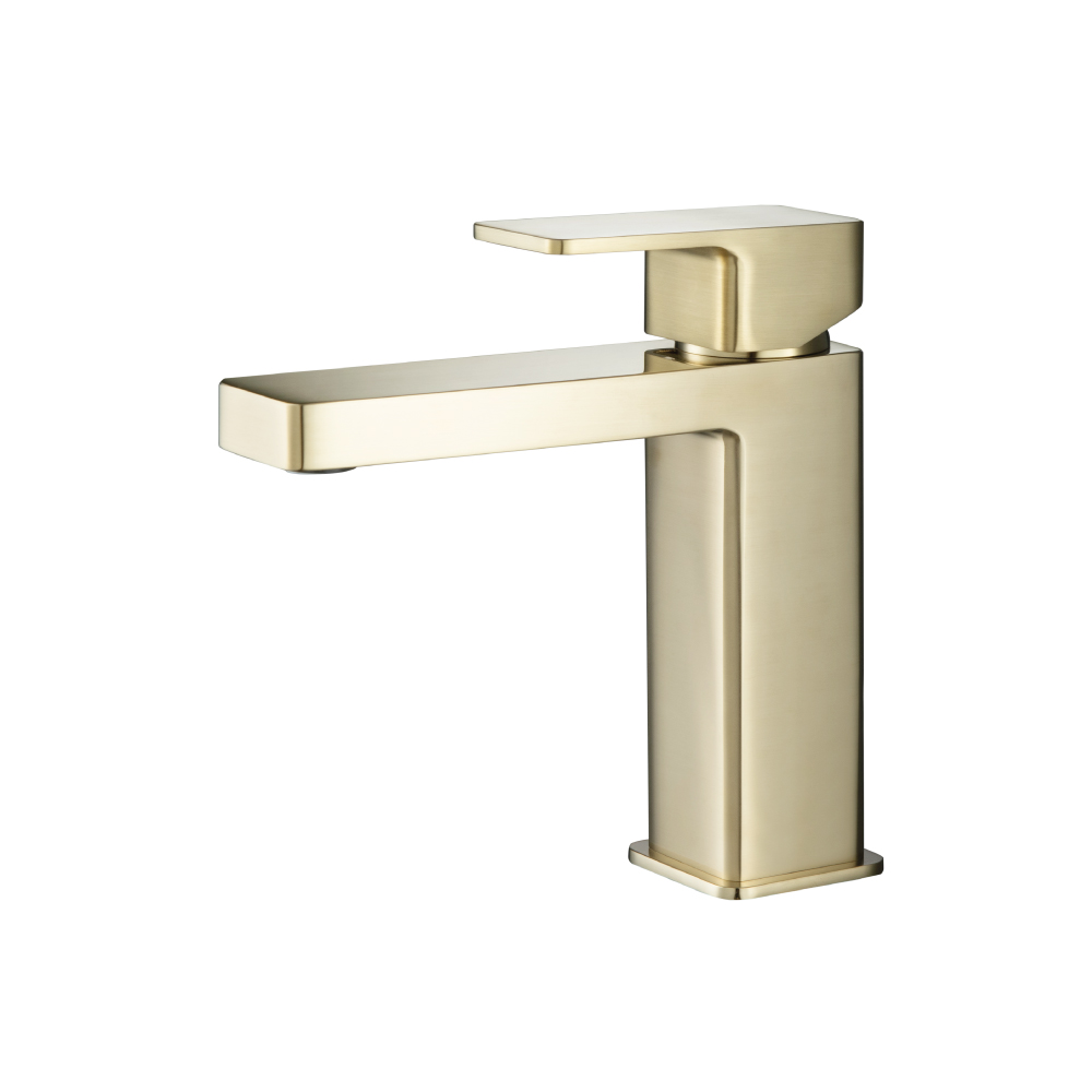 Single Hole Bathroom Faucet | Satin Brass PVD