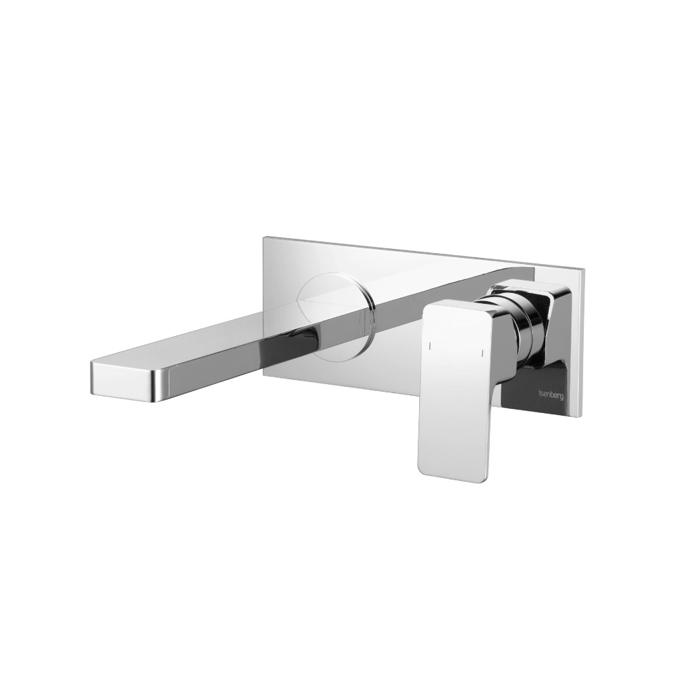 Single Handle Wall Mounted Bathroom Faucet | Matte Black