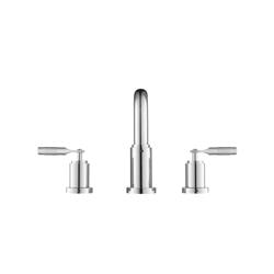 Three Hole 8" Widespread Two Handle Bathroom Faucet